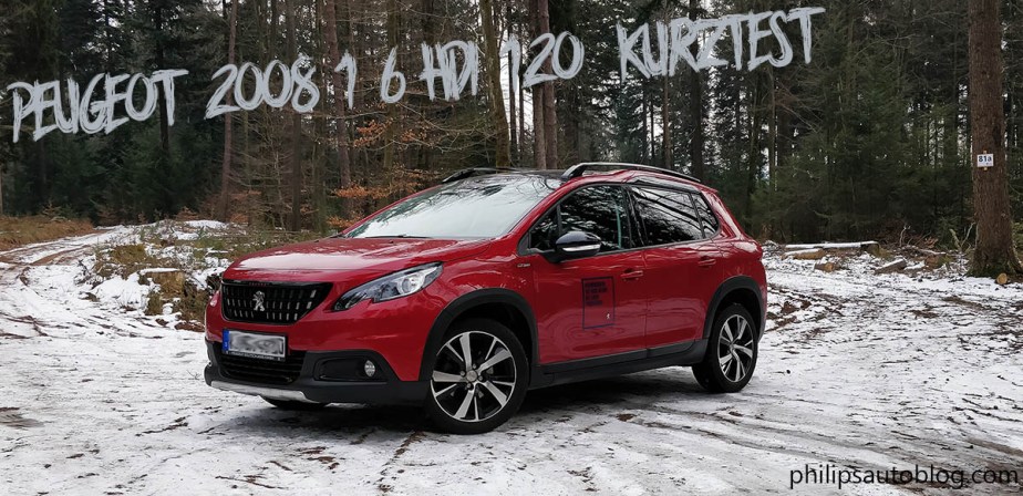 Kurztest: Peugeot 2008 1,6 BlueHDi 120&nbsp;GT-Line